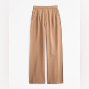 Curve Love A&F Sloane Tailored Wide Leg Pant